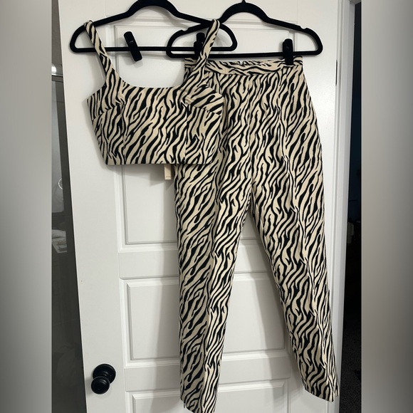 NWT Bec & Bridge Zebra 2 Piece matching set - Picture 2 of 5